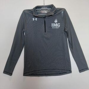 Boys' Athletic Running Sweatshirt Under Armor Pullover M Long Sleeve Stripe‎